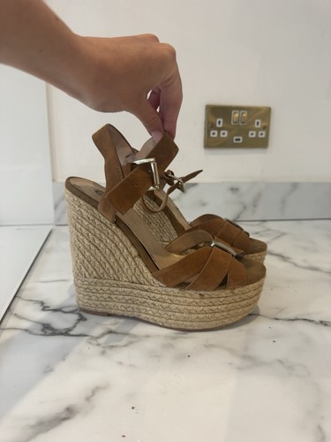 Brown wedges size - brown,