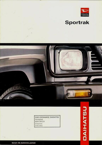 Daihatsu sportrak 1992 1993 - 1992-1993, uk