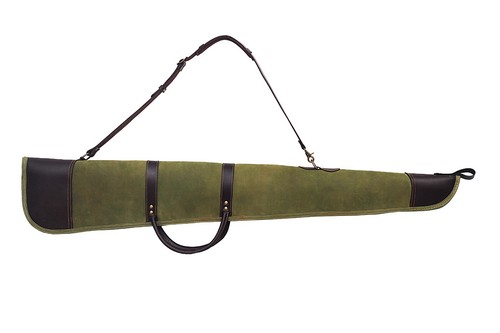 Gun bag canvas - bag, leather
