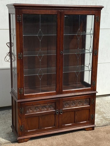 Old charm glazed - glazed, bookcase