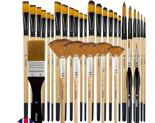 Artist paint brushes set - paint,