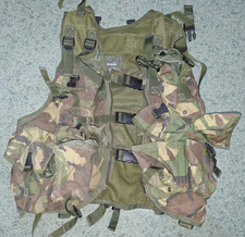 BRITISH ARMY TACTICAL WEBBING ASSAULT VEST, DPM CAMO