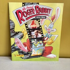 Who Framed Roger Rabbit 1988 Sticker Book incomplete Good condition 22 stickers