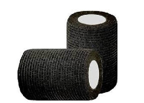 Cohesive bandages black 5cm - black, 7.5cm