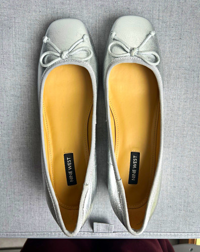 Nine west silver court - silver, heels