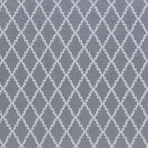 Grey geometric curtain fabric - grey,