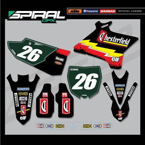 Custom graphics kit - graphics, yamaha