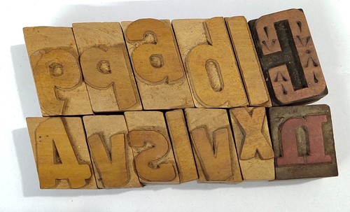 Vintage letterpress mix - vintage,