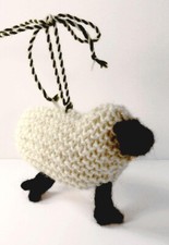 Knitting pattern copy 2579.  Toy sheep.  3.5 inches tall