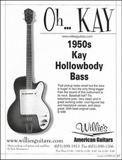 The 1950's Kay Hollowbody Bass