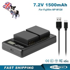 2X Battery& Dual Charger For
