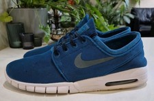 NIKE AIR SB STEFAN JANOSKI MAX TRAINERS. MENS SIZE 10.5 UK. TEAL/WHT/GRY  *2016*