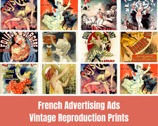 French Advertising Vintage