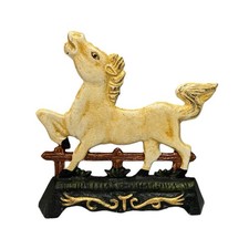 French Cast Iron Horse Door