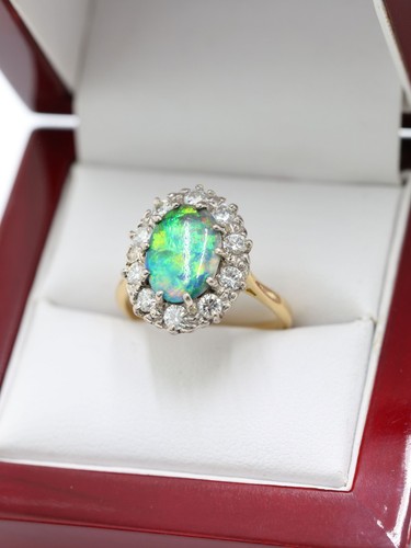 Gold ring australian black - gold,