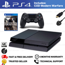 SONY PLAYSTATION 4 CONSOLE - PICK YOUR BUNDLE - PS4 500GB JET BLACK + CONTROLLER