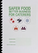 New 2025  Safer Food Better Business Caterers Full Pack & 12 Month Diary & Temp