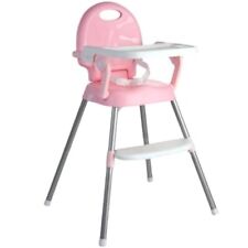 Baby Highchair Adjustable Folding Infant High Chair Toddler Dining Feeding Chair