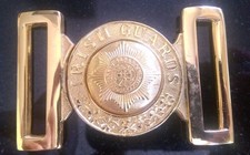  Irish Guards Buff Belt Solid