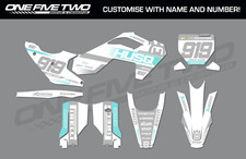 HUSQVARNA MX MOTOCROSS GRAPHICS KIT  50 65 85 125 250 350 450