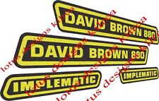 David brown 880 implematic tractor  stickers / decals
