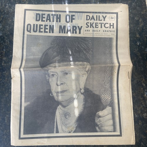 Vintage newspaper 25th march - newspaper,