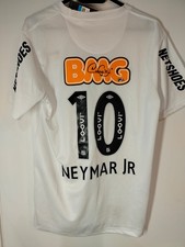 Neymar Jr Signed Santos White