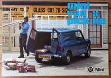 Mini Van Pick Up 1975 - UK Sales Brochure 3145 - Own Collection Great Condition