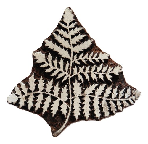 Forest fern leaf wooden stamp - fern,