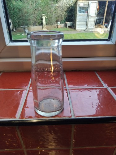Old milk bottle - old,