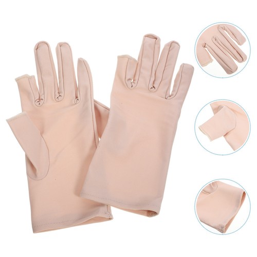 Outdoor pink sun gloves - outdoor,