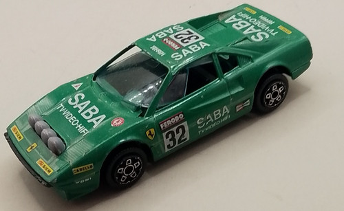 Burago green ferrari - ferrari, gtb