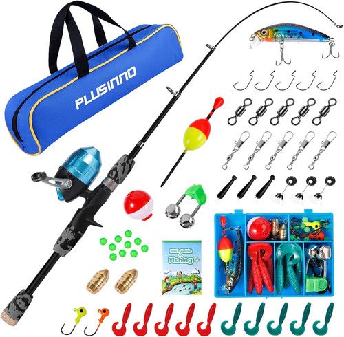 Kids fishing pole with - fishing,