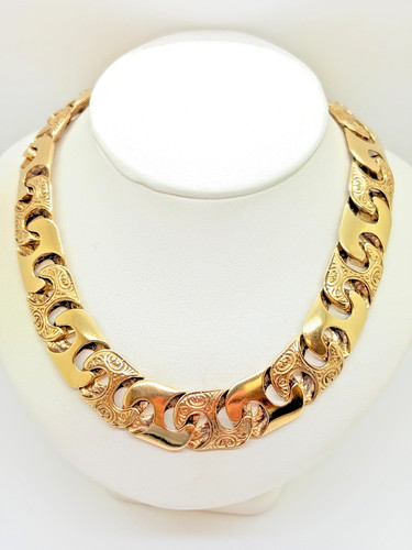 9ct yellow solid gold heavy - solid,