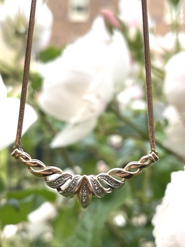 9ct gold italian - gold, diamond