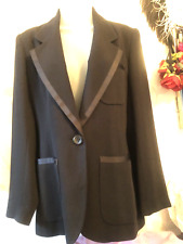 BLACK TUXEDO STYLE SUIT JACKET - WALLIS - SIZE 10 - NWOT