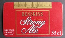 New benskins strong - strong, ale