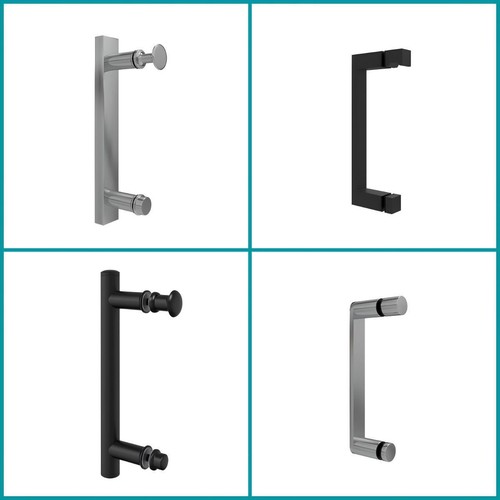 Shower enclosure door handle - shower,