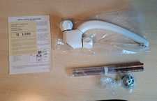 White Kitchen Mixer Taps, Mono Bloc (one hole required) NEW