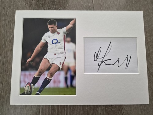 Owen farrell signed 12x8 - owen,