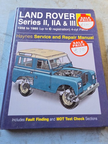 Haynes manual land - manual, rover