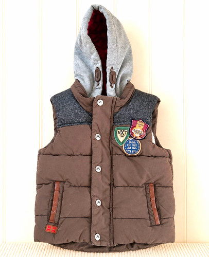 Next boys hooded puffer gilet - boys,