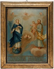 18th Century Oil - The Holy