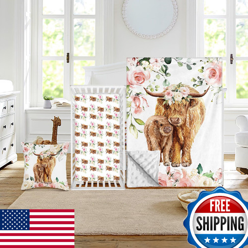 Duckbe highland cow baby crib - duckbe,