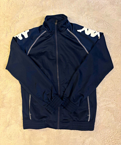 Kappa navy white logo - kappa,