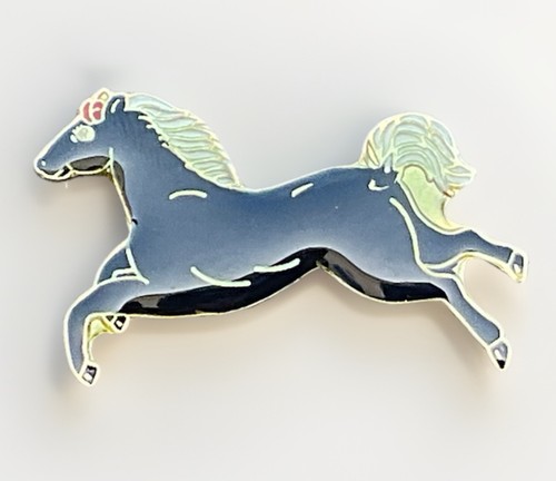 Running black horse equestrian - running,