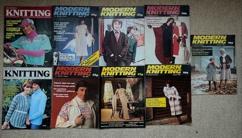 Modern knitting magazines - x9,