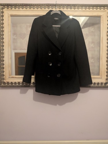 Ladies black wool - , blend