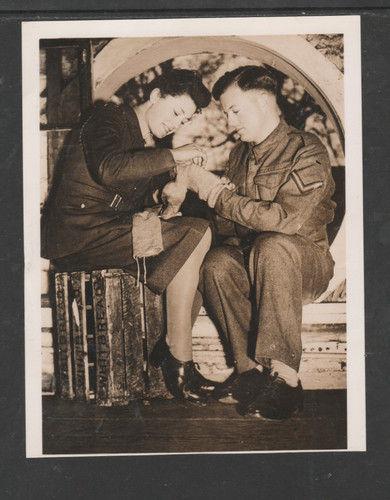Photograph ww2 era member of - ,
