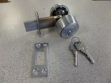 WEISER D9370SUS26D HEAVY DUTY DOUBLE CYLINDER DEADBOLT SATIN ALUMINUM